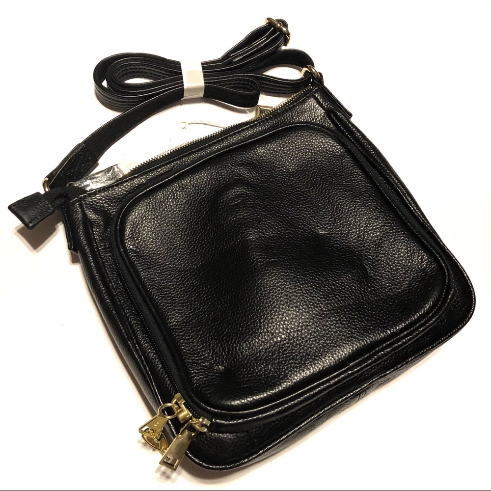 Black Crossbody Concealment Purse -7017 - Picture 2 of 8